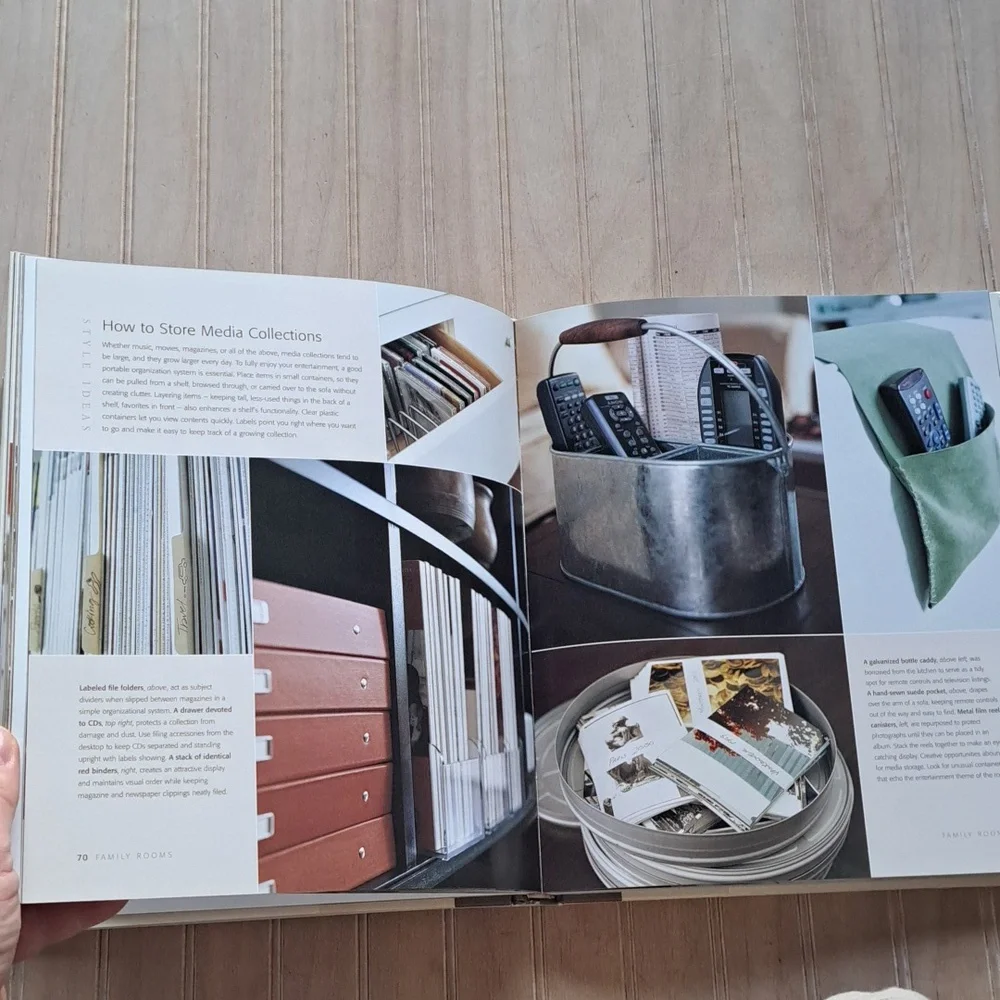 Pottery Barn Storage & Display Hardcover Coffee Table Book w/ Dust Jacket